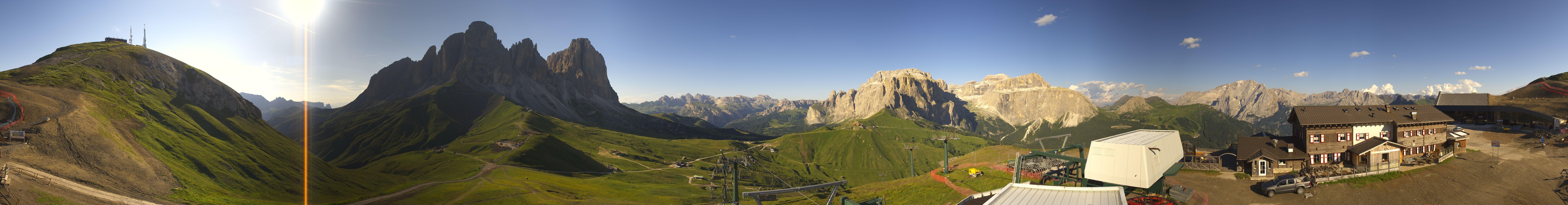 Archived image Webcam Col Rodella Val di Fassa