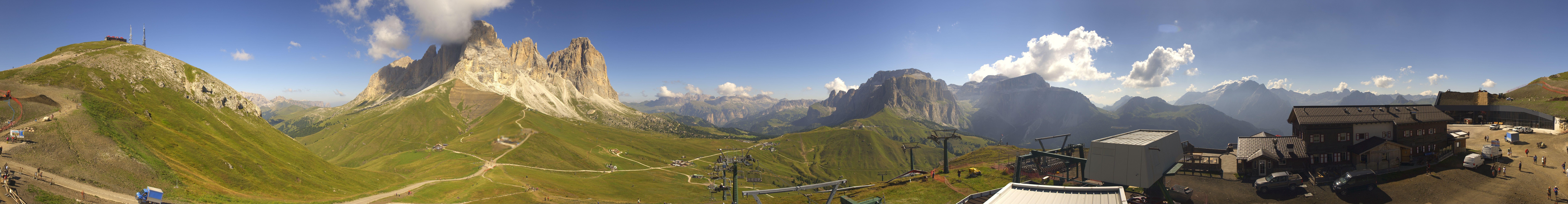 Archived image Webcam Col Rodella Val di Fassa
