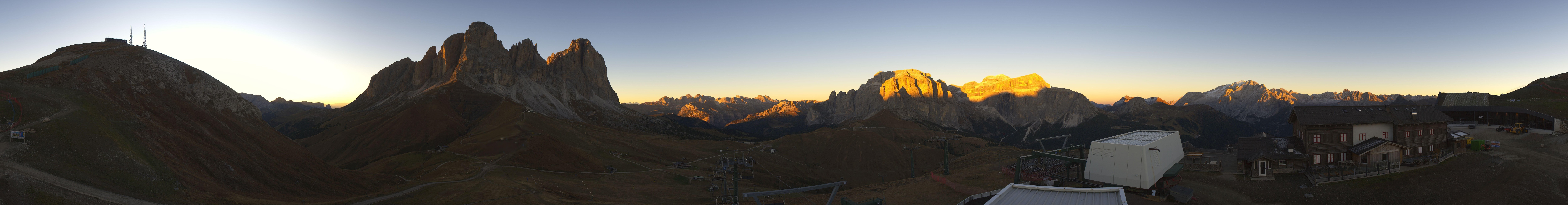 Archived image Webcam Col Rodella Val di Fassa