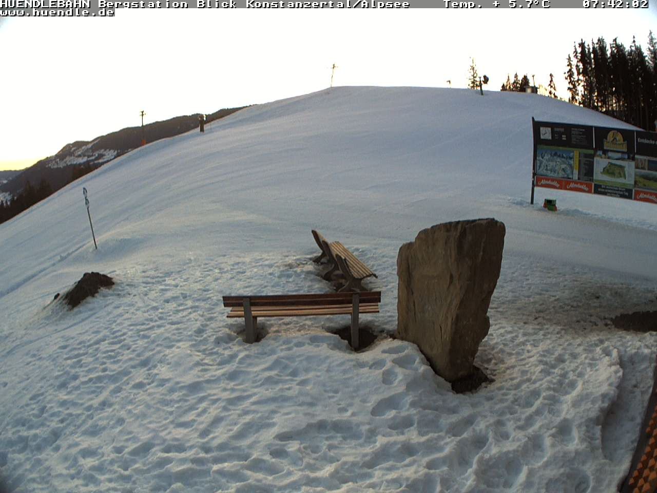 Archiv Foto Webcam Wanderweg Imbergkamm