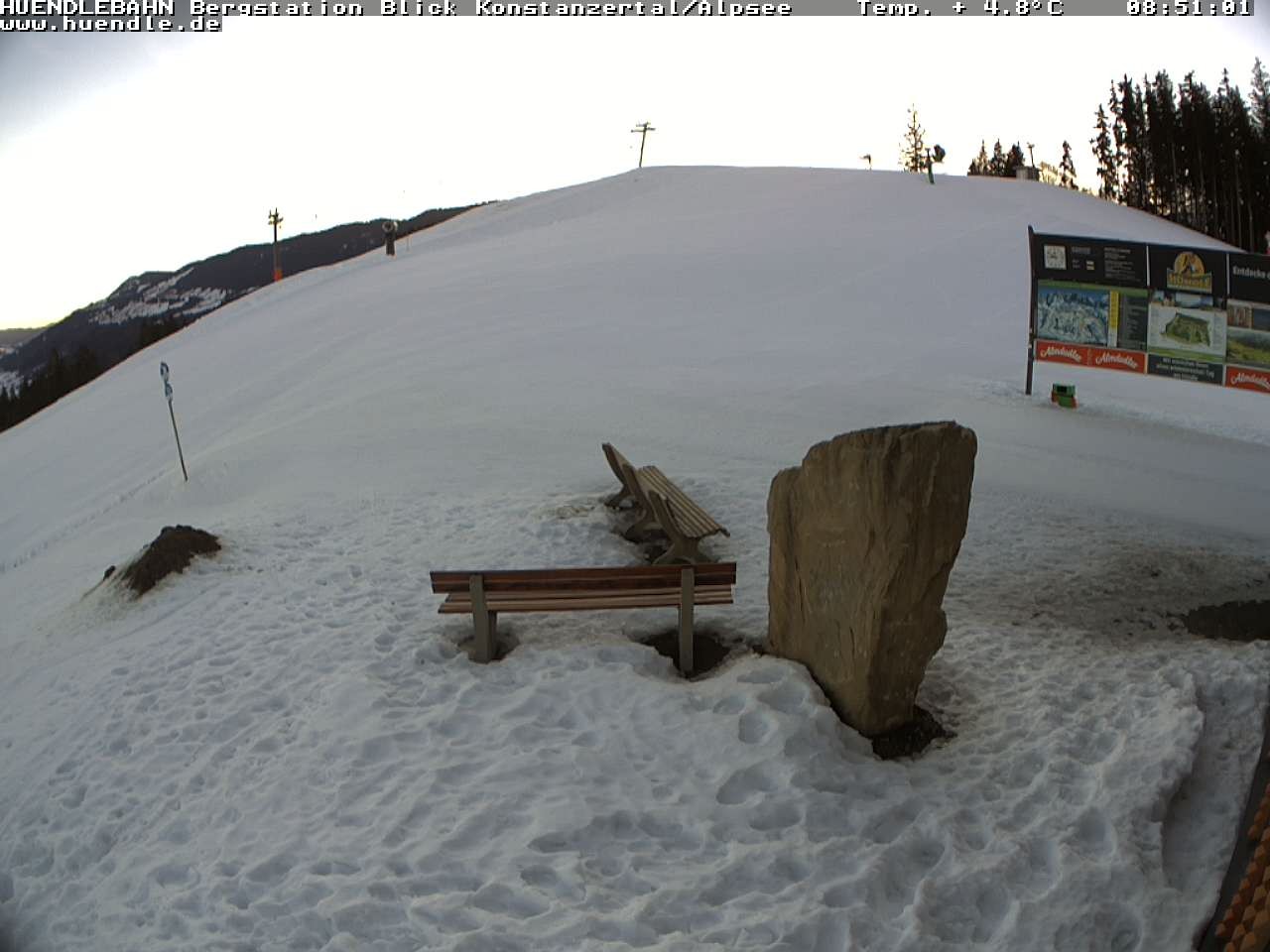 Archiv Foto Webcam Wanderweg Imbergkamm