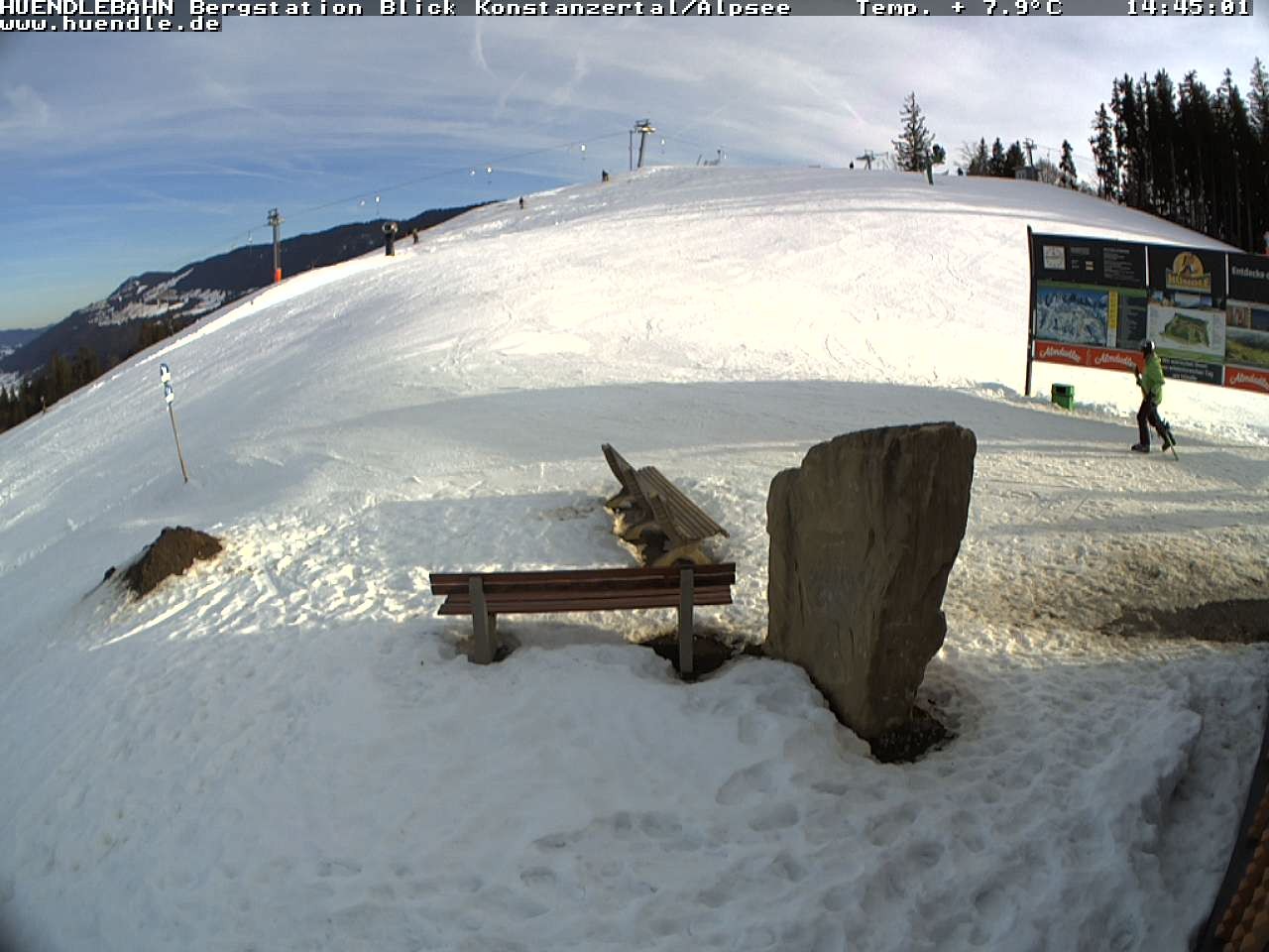 Archiv Foto Webcam Wanderweg Imbergkamm