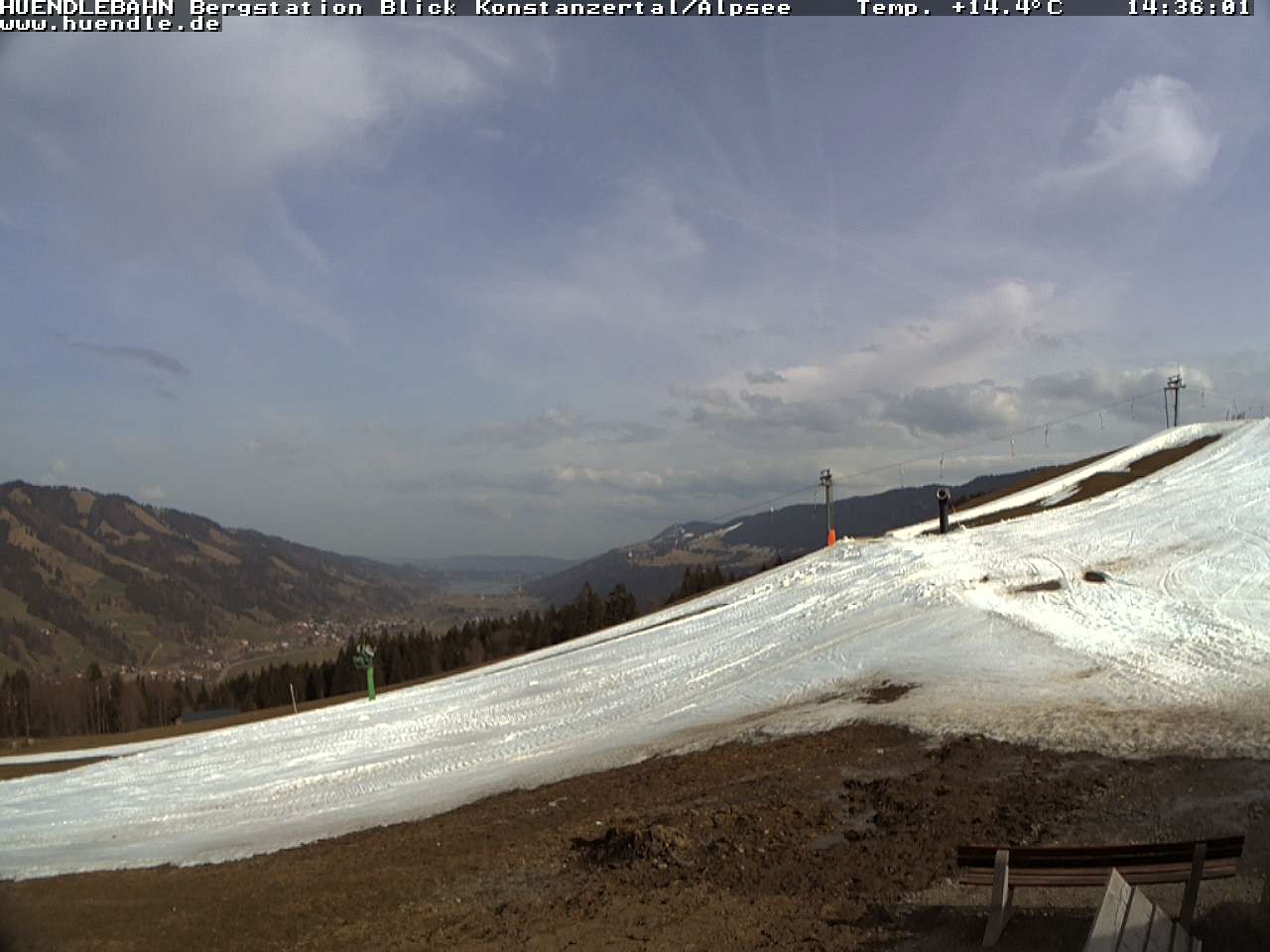 Archived image Webcam Hiking path Imbergkamm, Oberstaufen