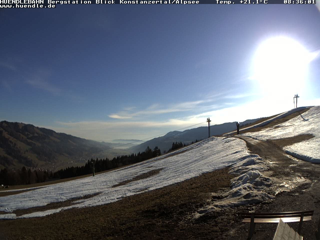 Archiv Foto Webcam Wanderweg Imbergkamm