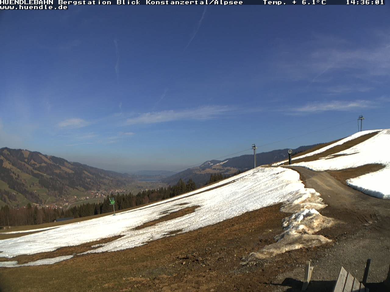 Archiv Foto Webcam Wanderweg Imbergkamm