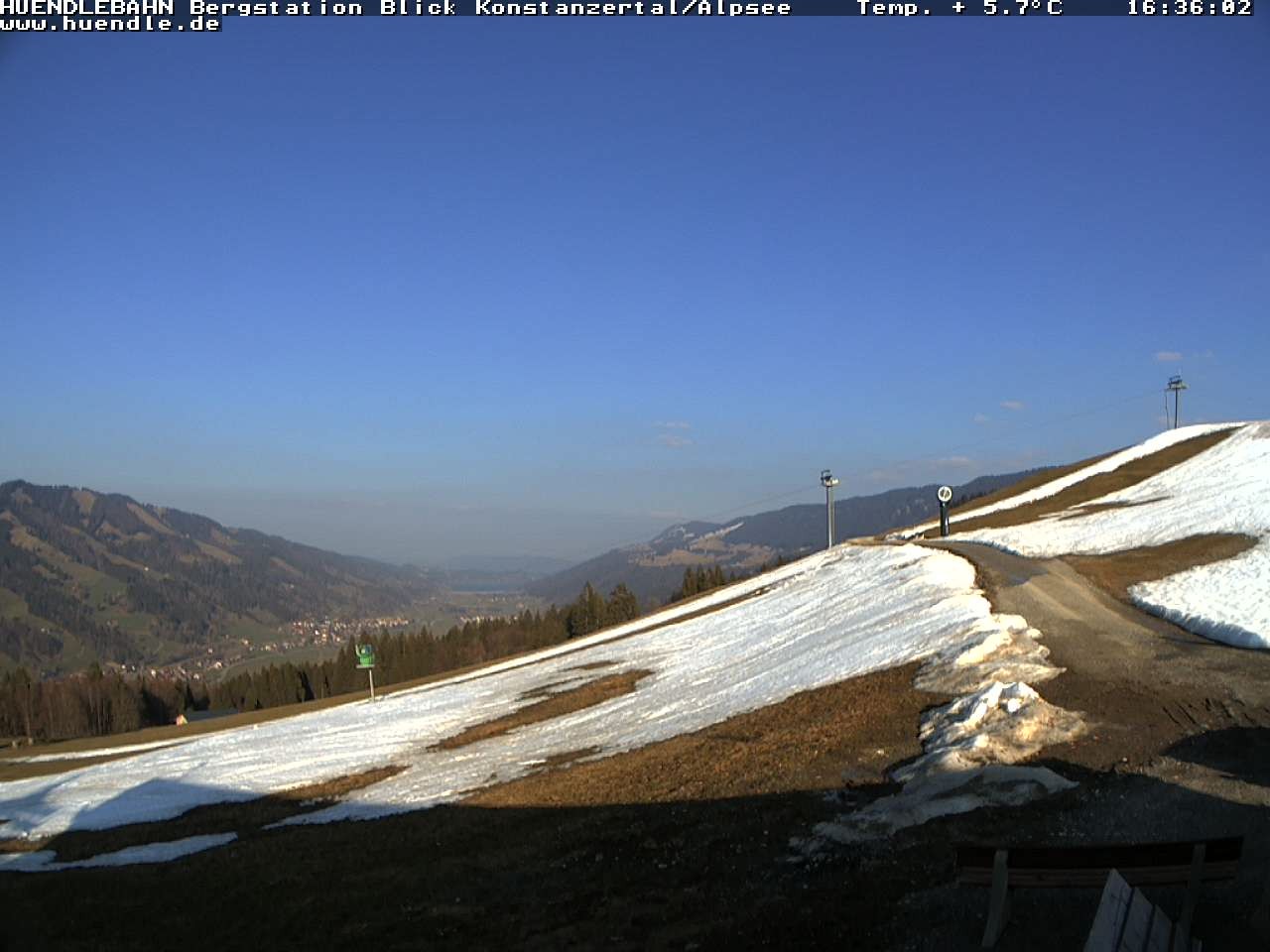 Archiv Foto Webcam Wanderweg Imbergkamm