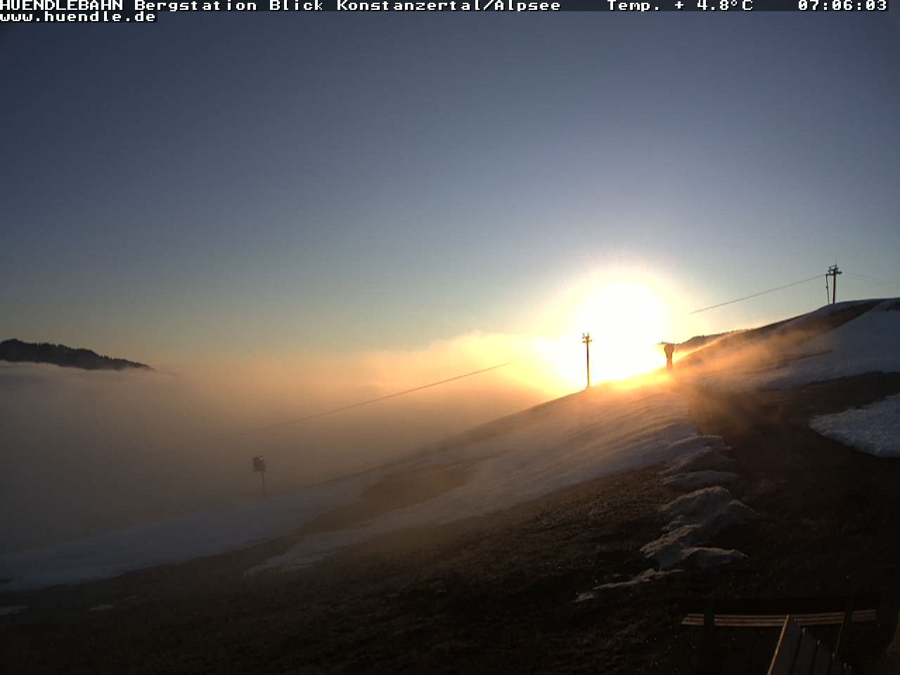 Archived image Webcam Hiking path Imbergkamm, Oberstaufen