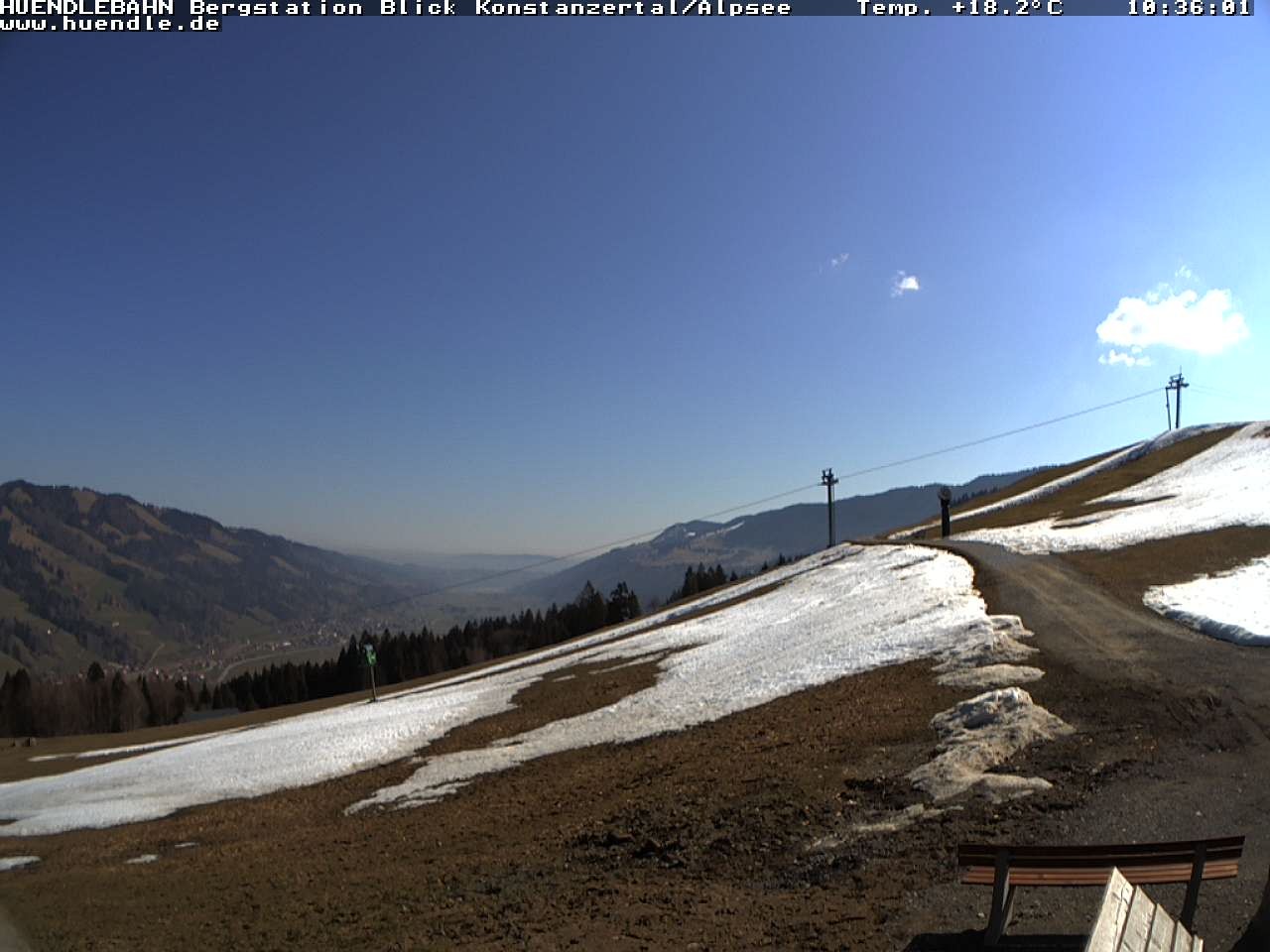 Archived image Webcam Hiking path Imbergkamm, Oberstaufen