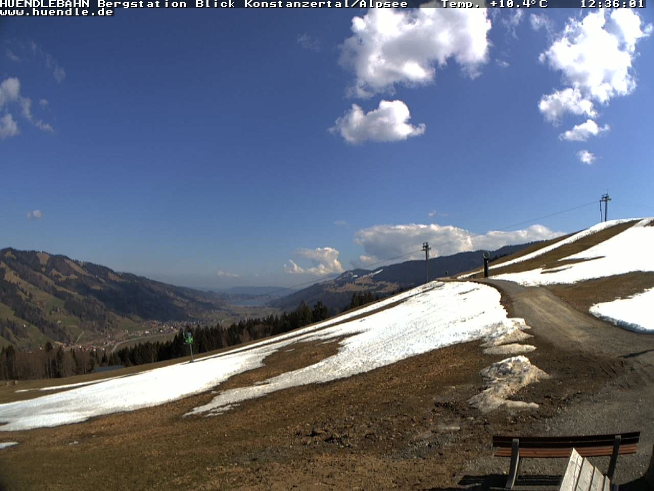 Archived image Webcam Hiking path Imbergkamm, Oberstaufen
