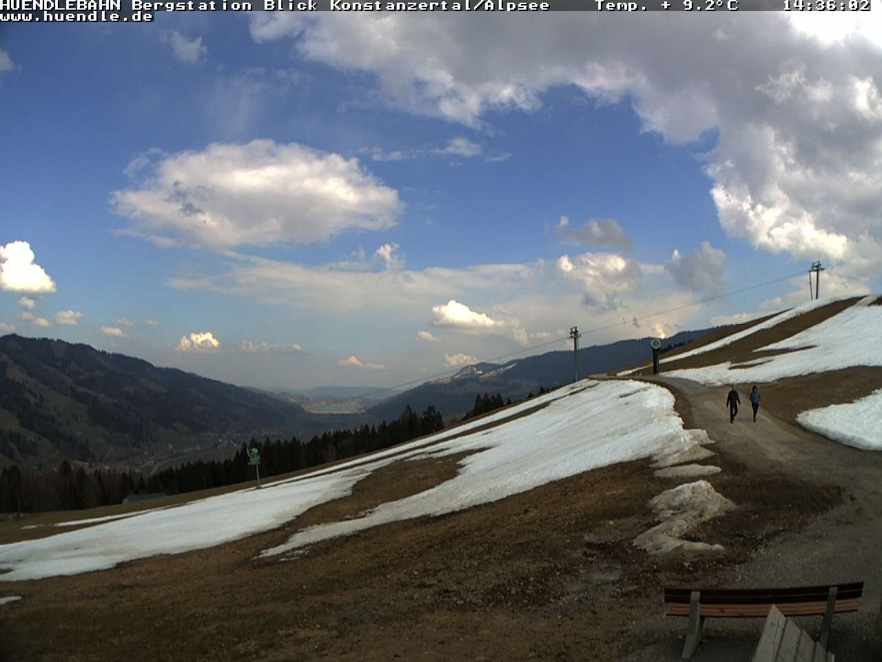 Archived image Webcam Hiking path Imbergkamm, Oberstaufen