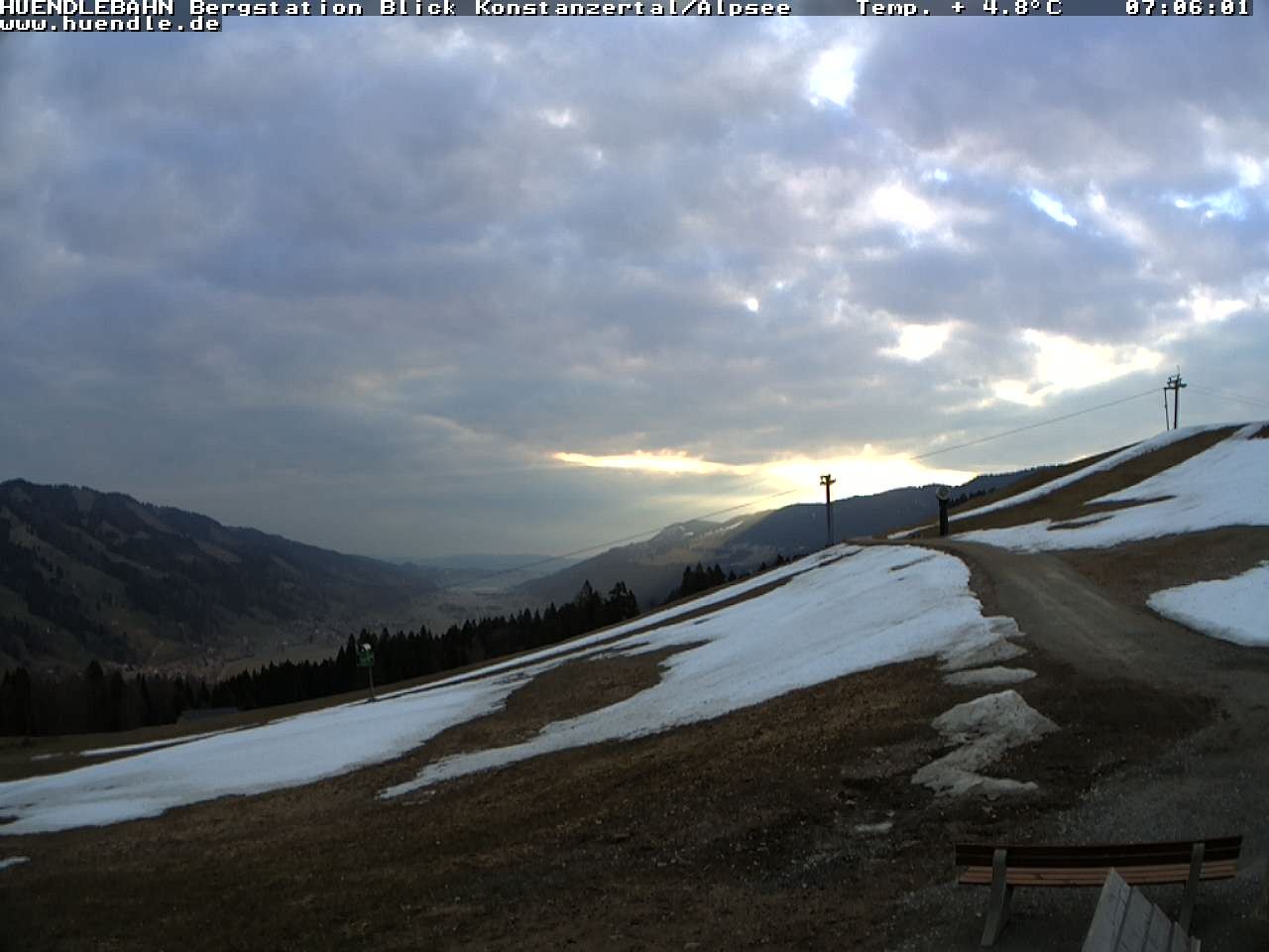 Archived image Webcam Hiking path Imbergkamm, Oberstaufen