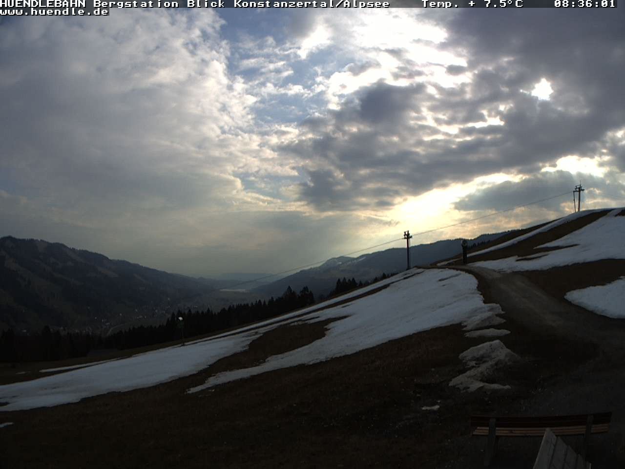 Archived image Webcam Hiking path Imbergkamm, Oberstaufen