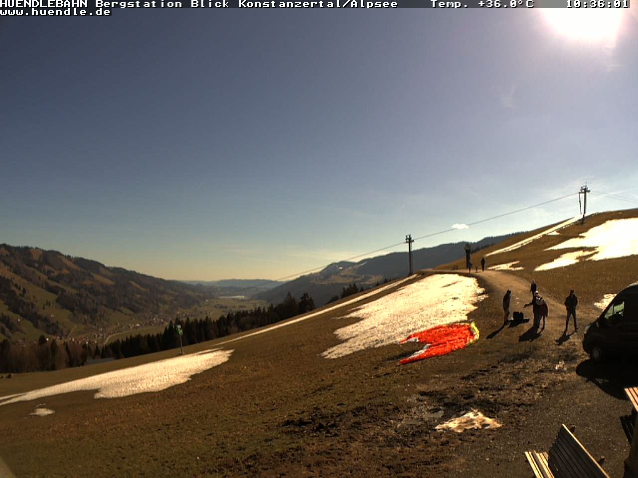 Archiv Foto Webcam Wanderweg Imbergkamm