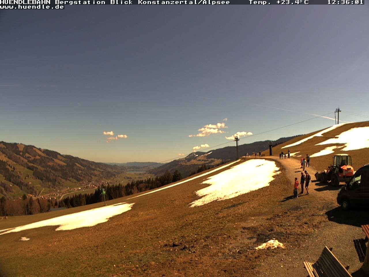 Archiv Foto Webcam Wanderweg Imbergkamm