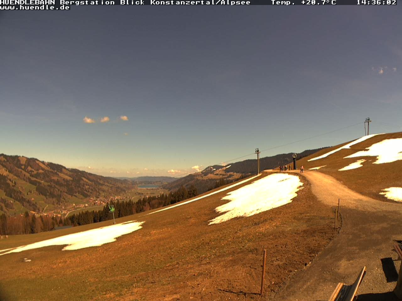 Archiv Foto Webcam Wanderweg Imbergkamm