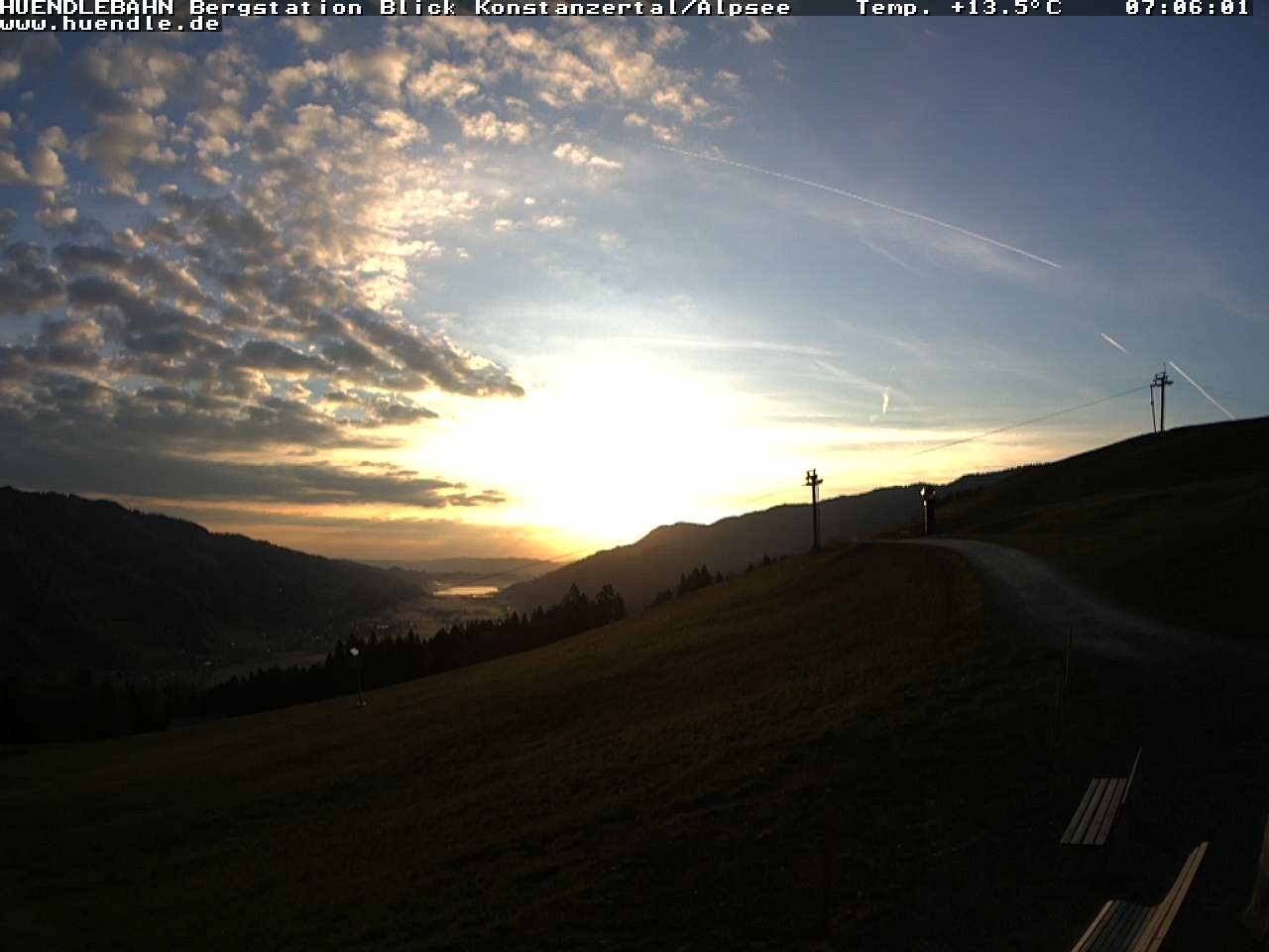 Archived image Webcam Hiking path Imbergkamm, Oberstaufen