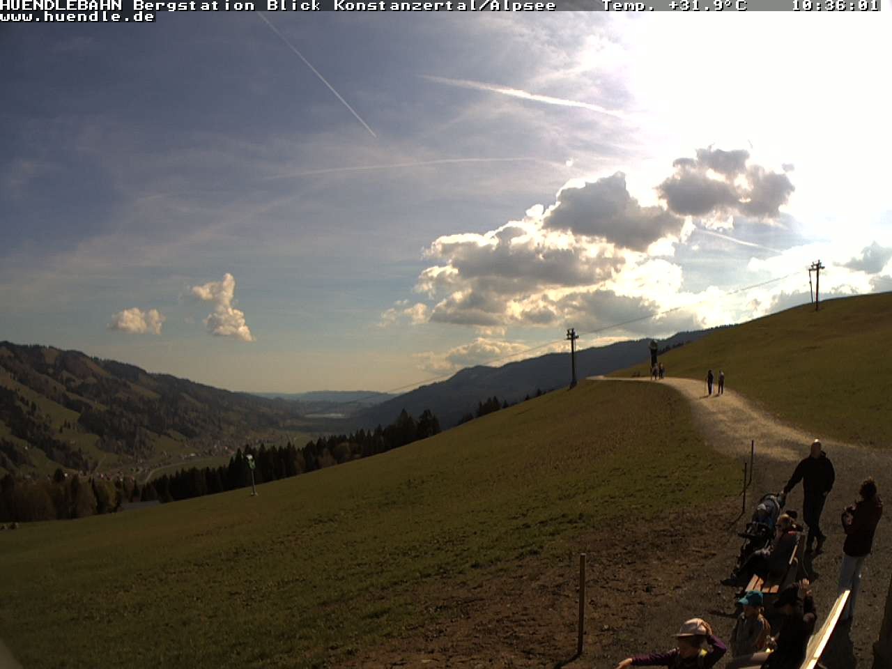 Archived image Webcam Hiking path Imbergkamm, Oberstaufen
