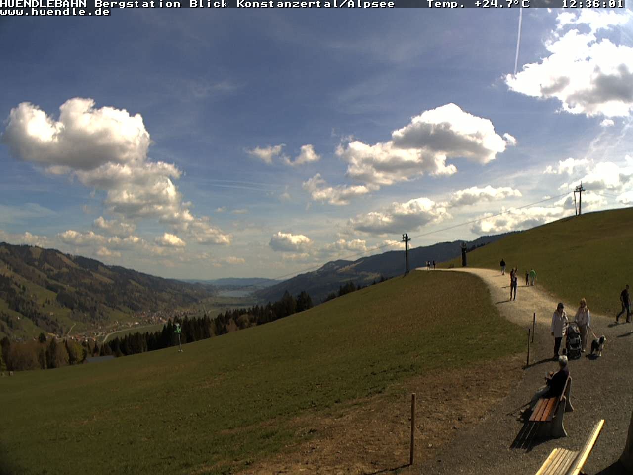 Archived image Webcam Hiking path Imbergkamm, Oberstaufen