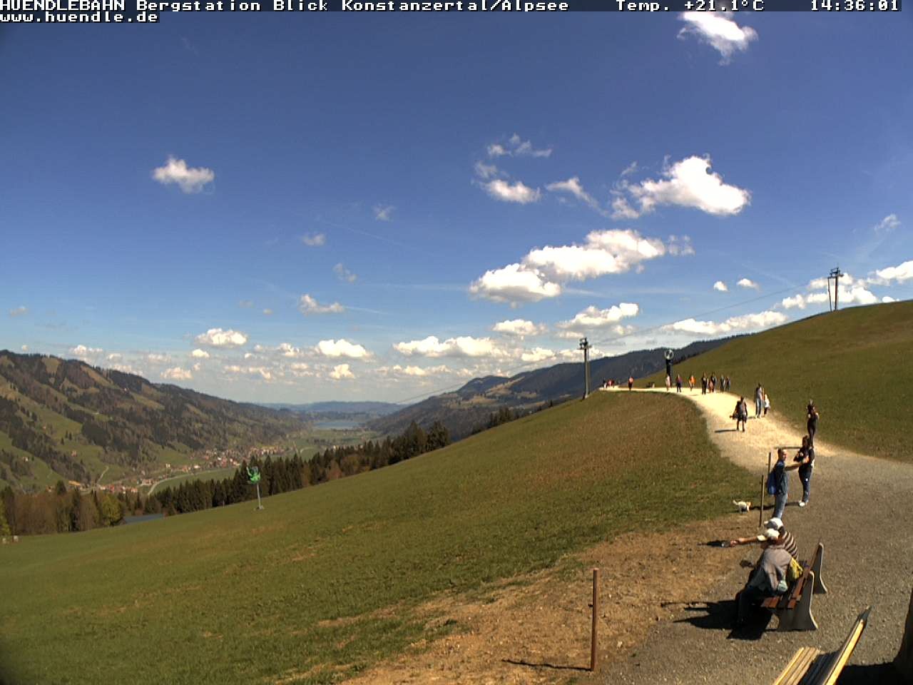 Archiv Foto Webcam Wanderweg Imbergkamm