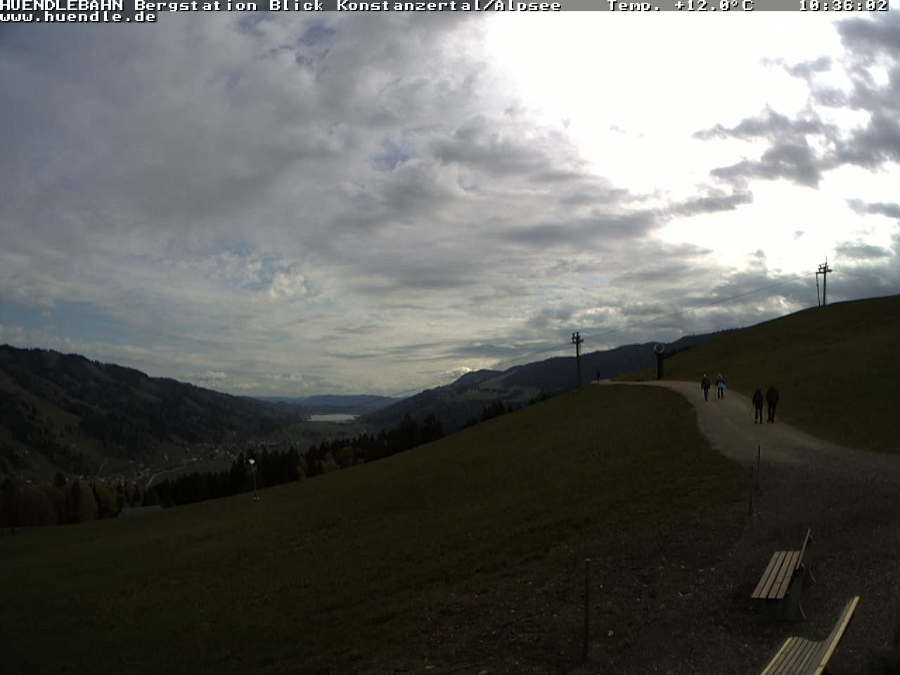 Archiv Foto Webcam Wanderweg Imbergkamm