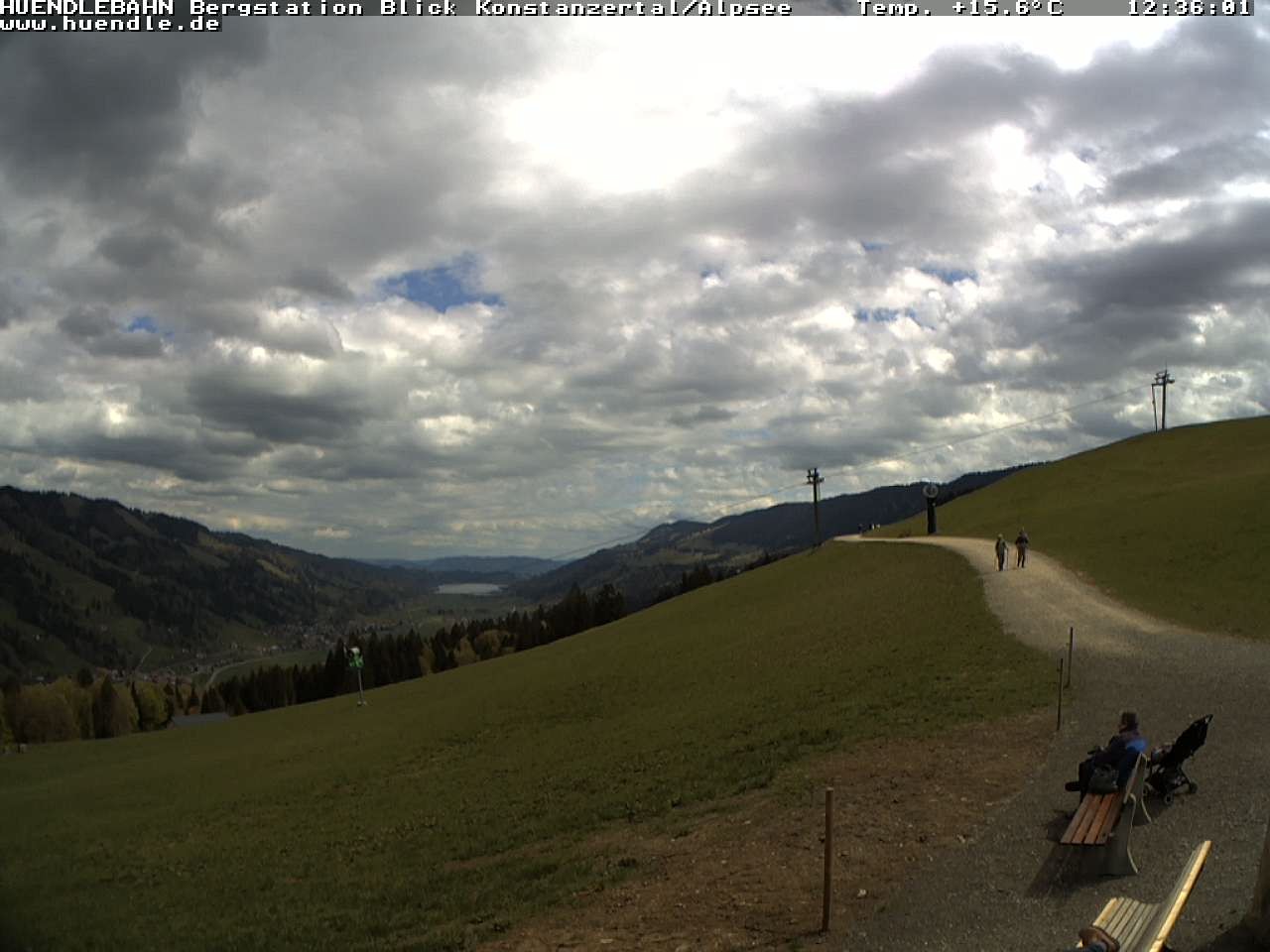 Archived image Webcam Hiking path Imbergkamm, Oberstaufen