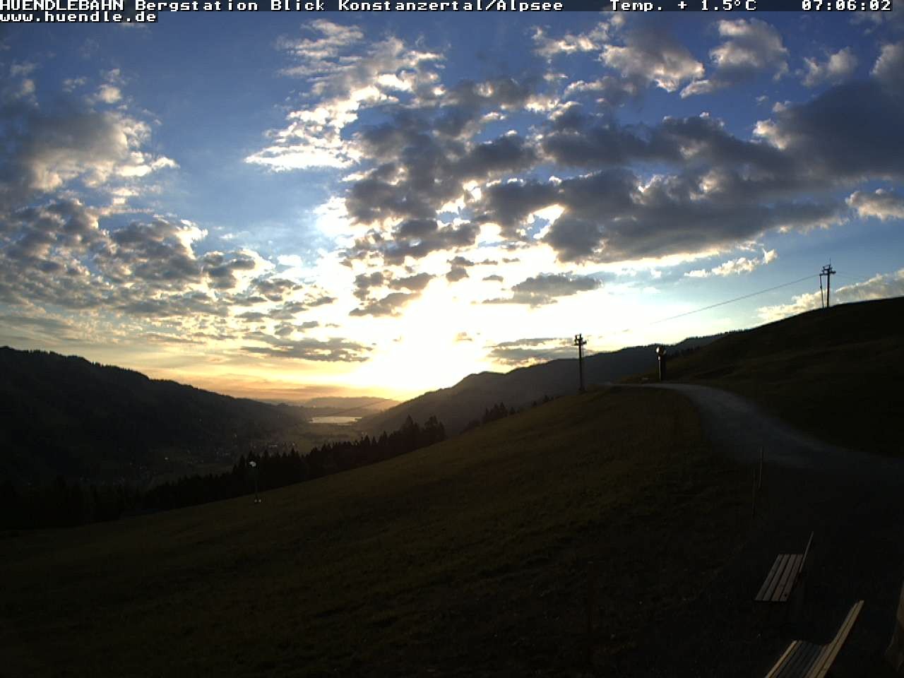Archived image Webcam Hiking path Imbergkamm, Oberstaufen