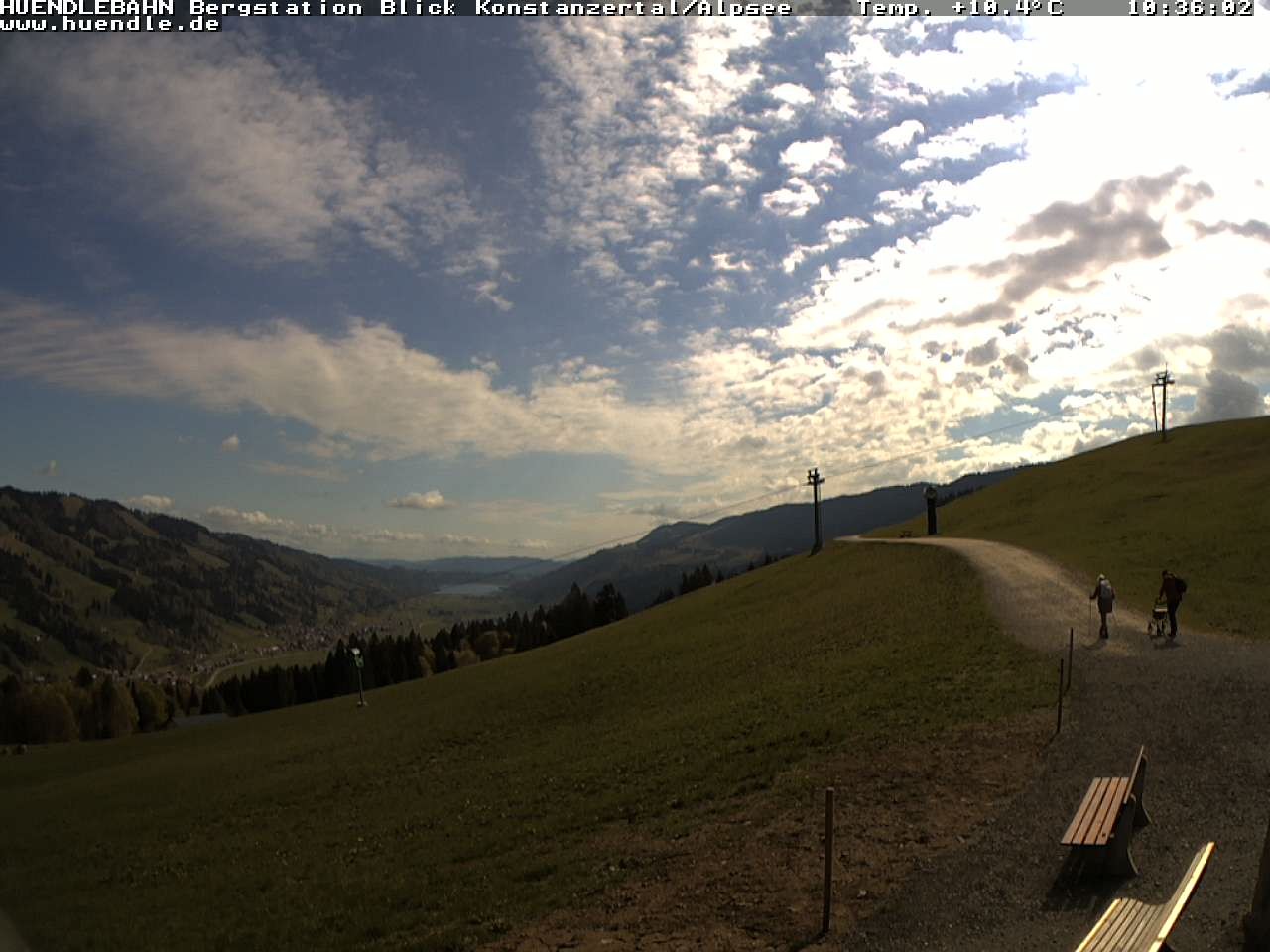Archived image Webcam Hiking path Imbergkamm, Oberstaufen
