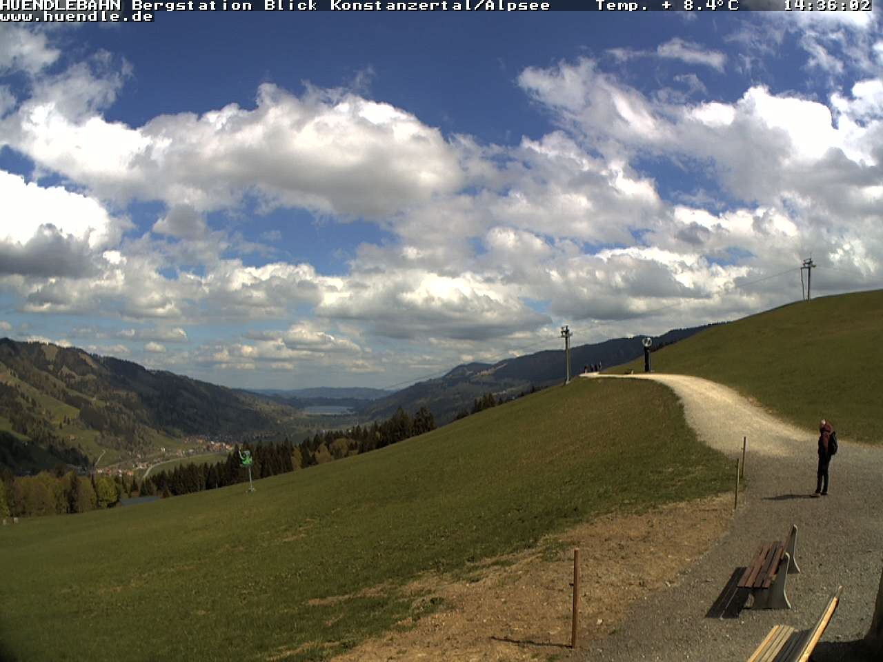 Archived image Webcam Hiking path Imbergkamm, Oberstaufen