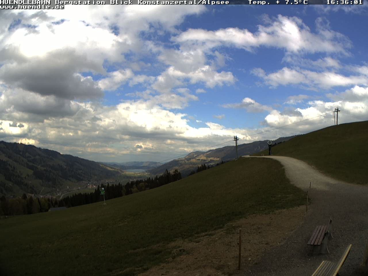Archived image Webcam Hiking path Imbergkamm, Oberstaufen