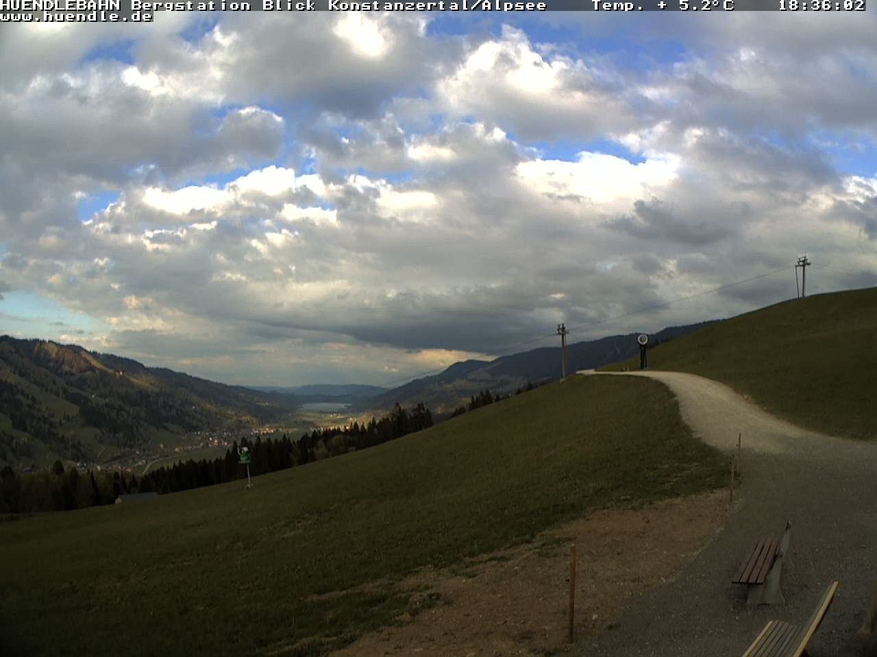 Archived image Webcam Hiking path Imbergkamm, Oberstaufen