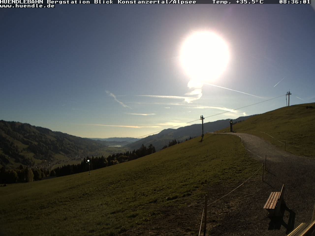 Archiv Foto Webcam Wanderweg Imbergkamm