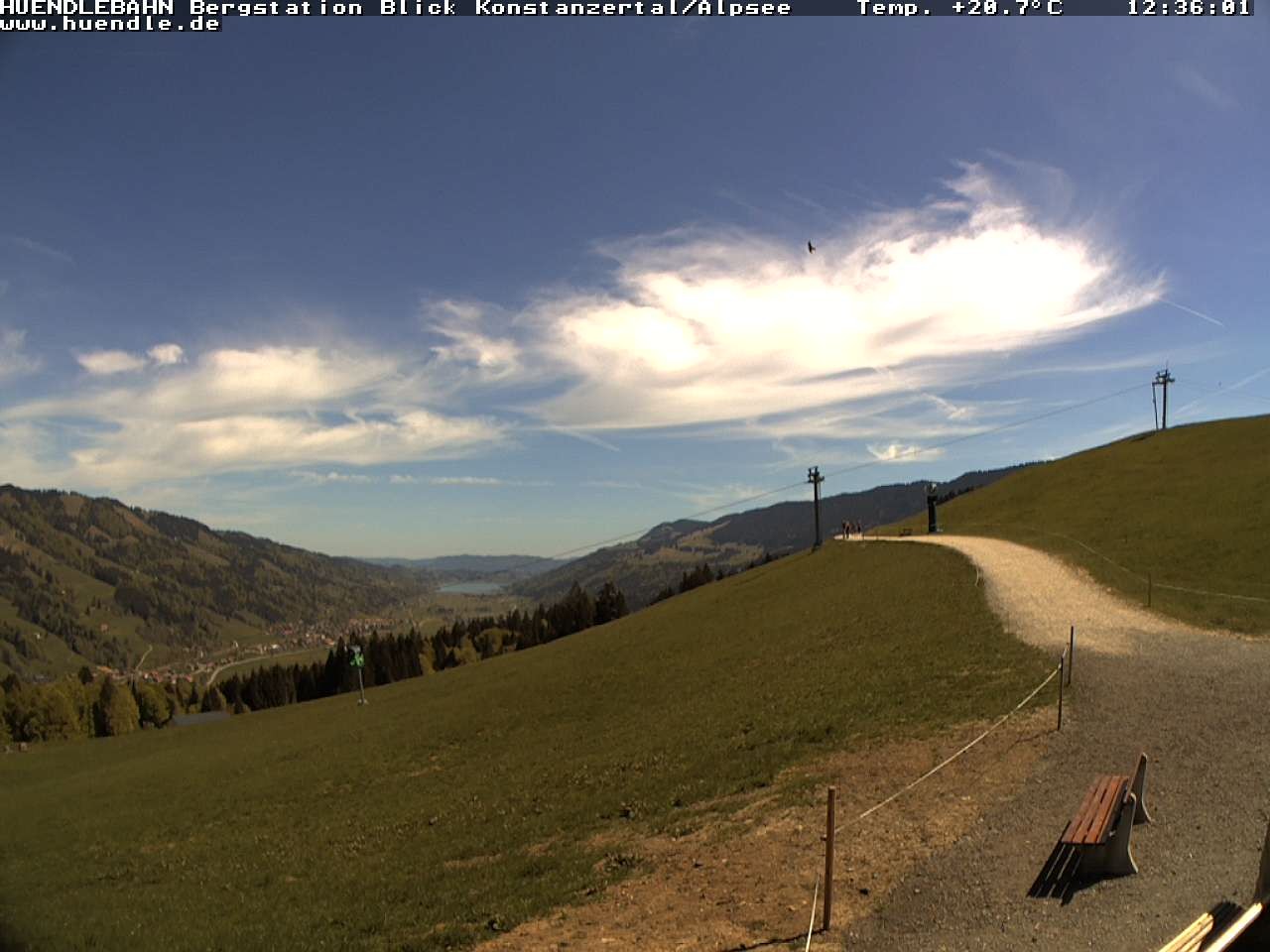 Archiv Foto Webcam Wanderweg Imbergkamm
