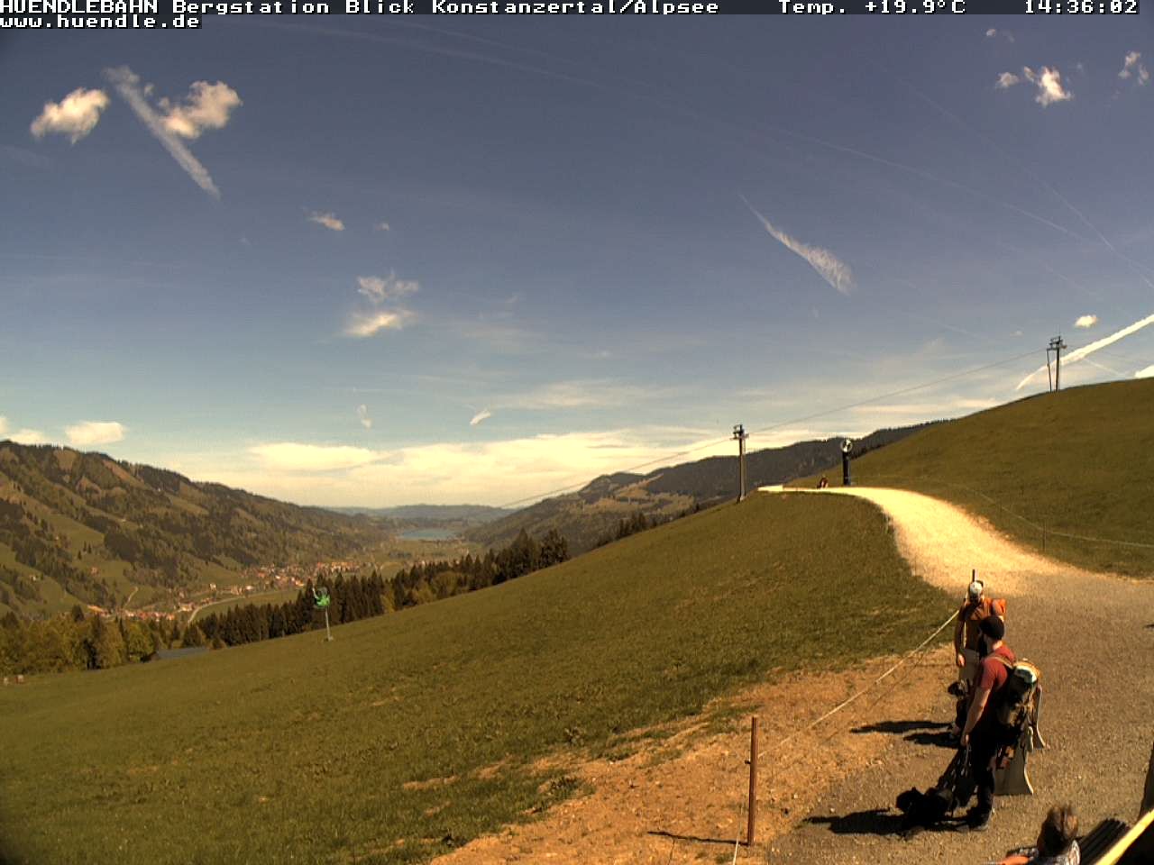 Archiv Foto Webcam Wanderweg Imbergkamm
