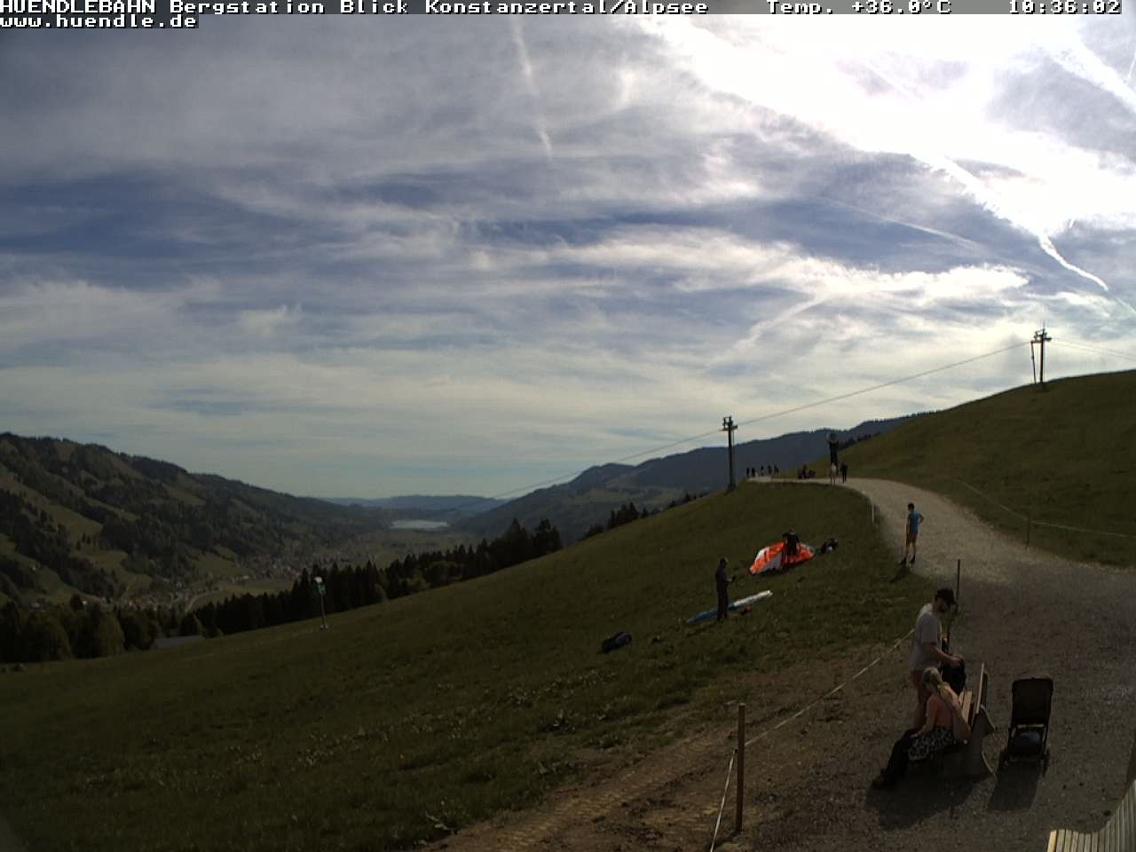 Archiv Foto Webcam Wanderweg Imbergkamm