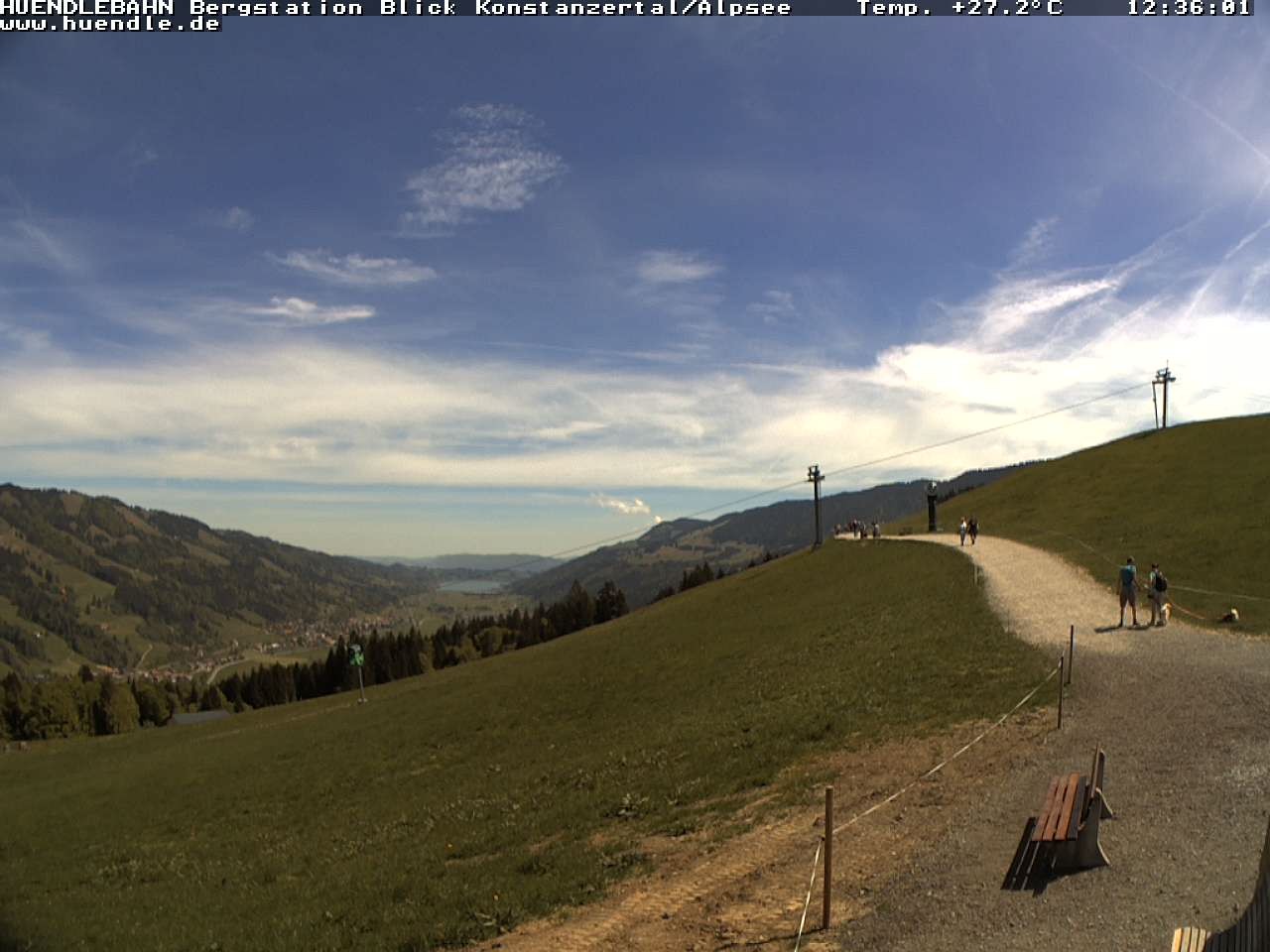Archiv Foto Webcam Wanderweg Imbergkamm