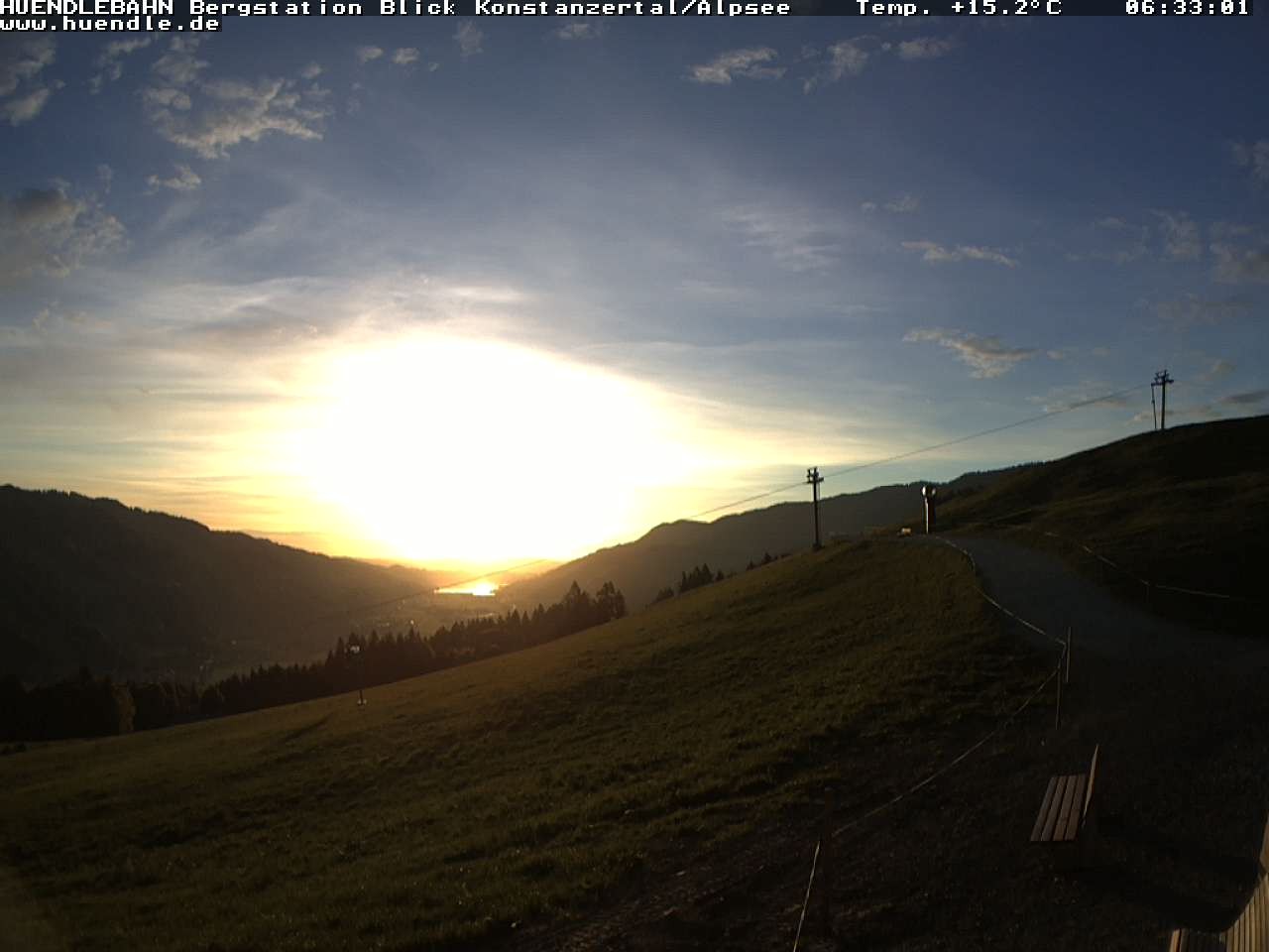 Archived image Webcam Hiking path Imbergkamm, Oberstaufen