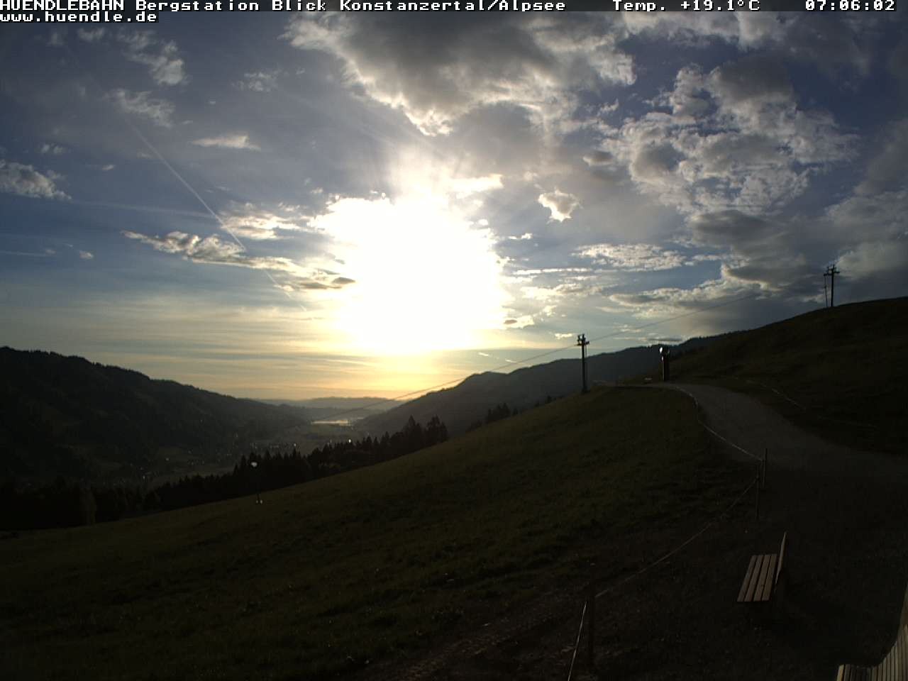 Archived image Webcam Hiking path Imbergkamm, Oberstaufen