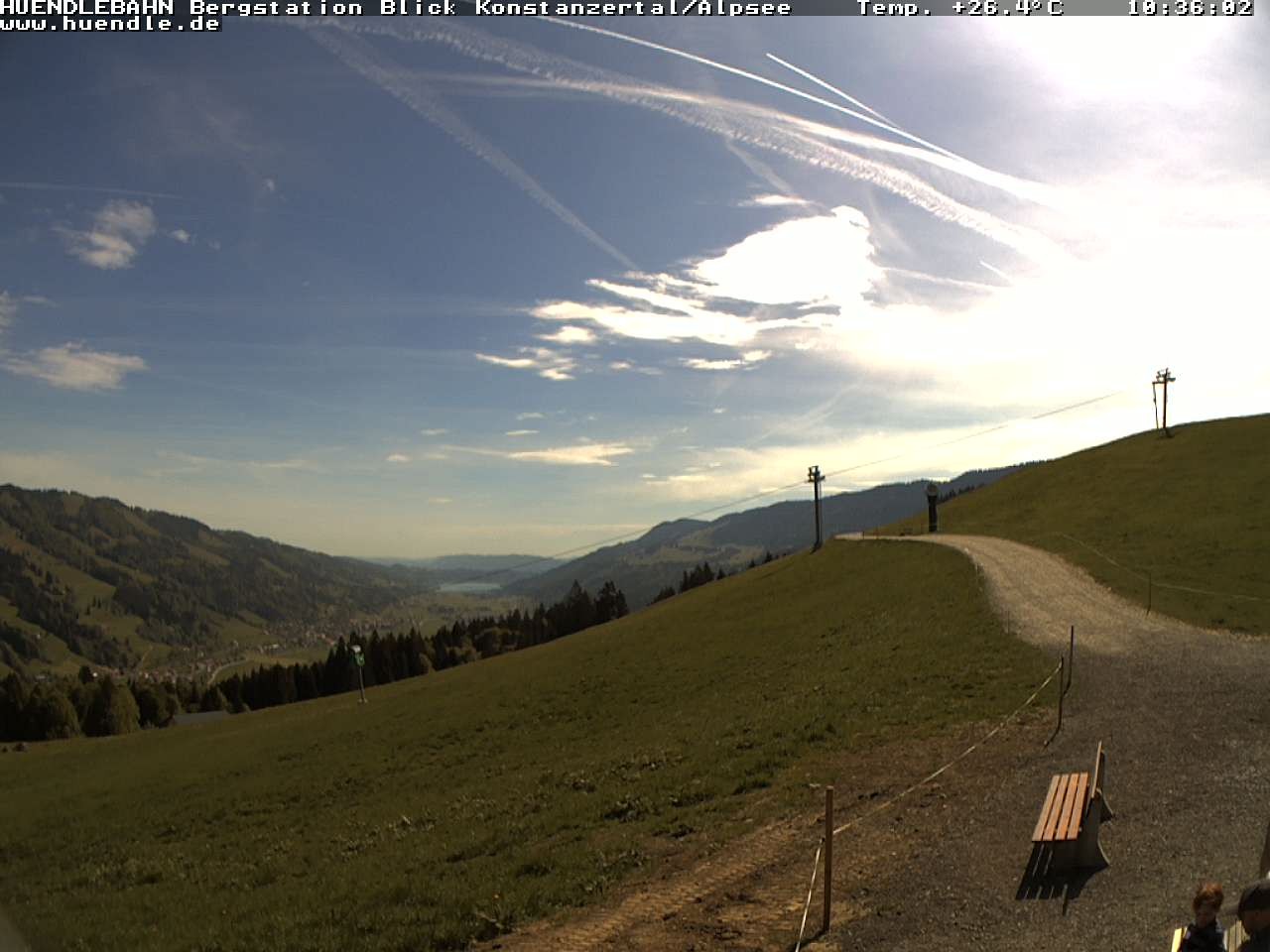 Archived image Webcam Hiking path Imbergkamm, Oberstaufen