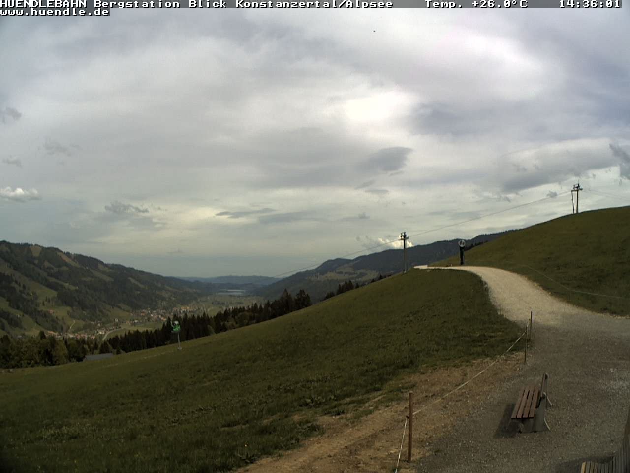 Archived image Webcam Hiking path Imbergkamm, Oberstaufen