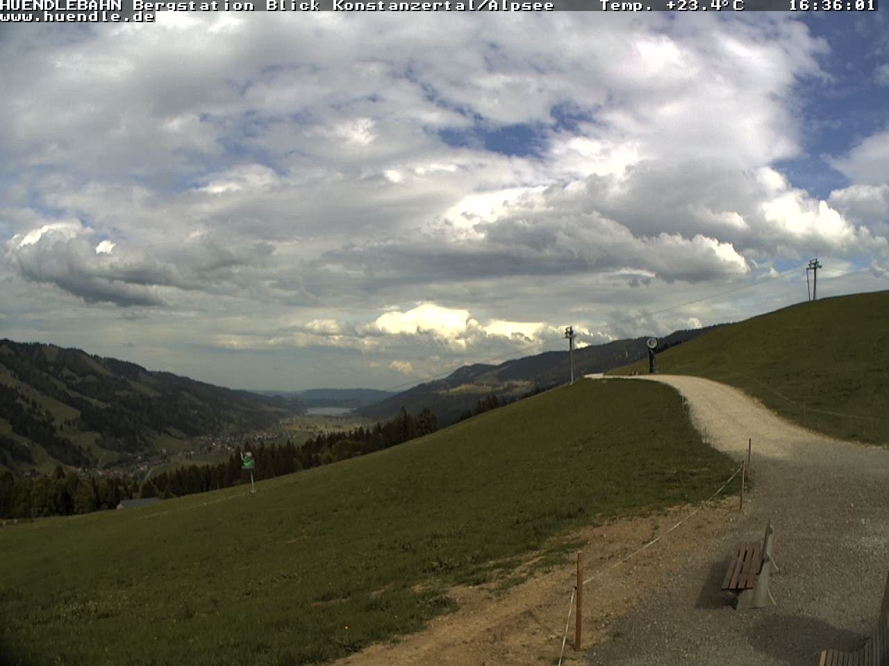 Archived image Webcam Hiking path Imbergkamm, Oberstaufen
