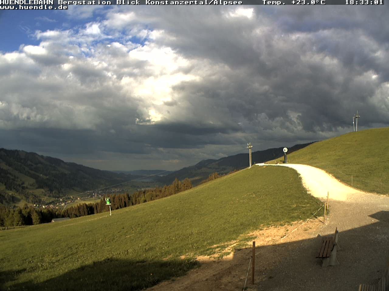 Archiv Foto Webcam Wanderweg Imbergkamm