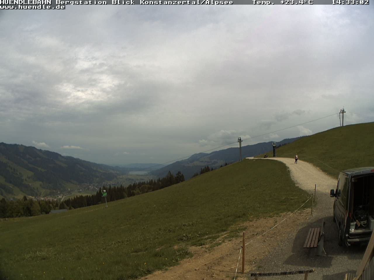 Archiv Foto Webcam Wanderweg Imbergkamm