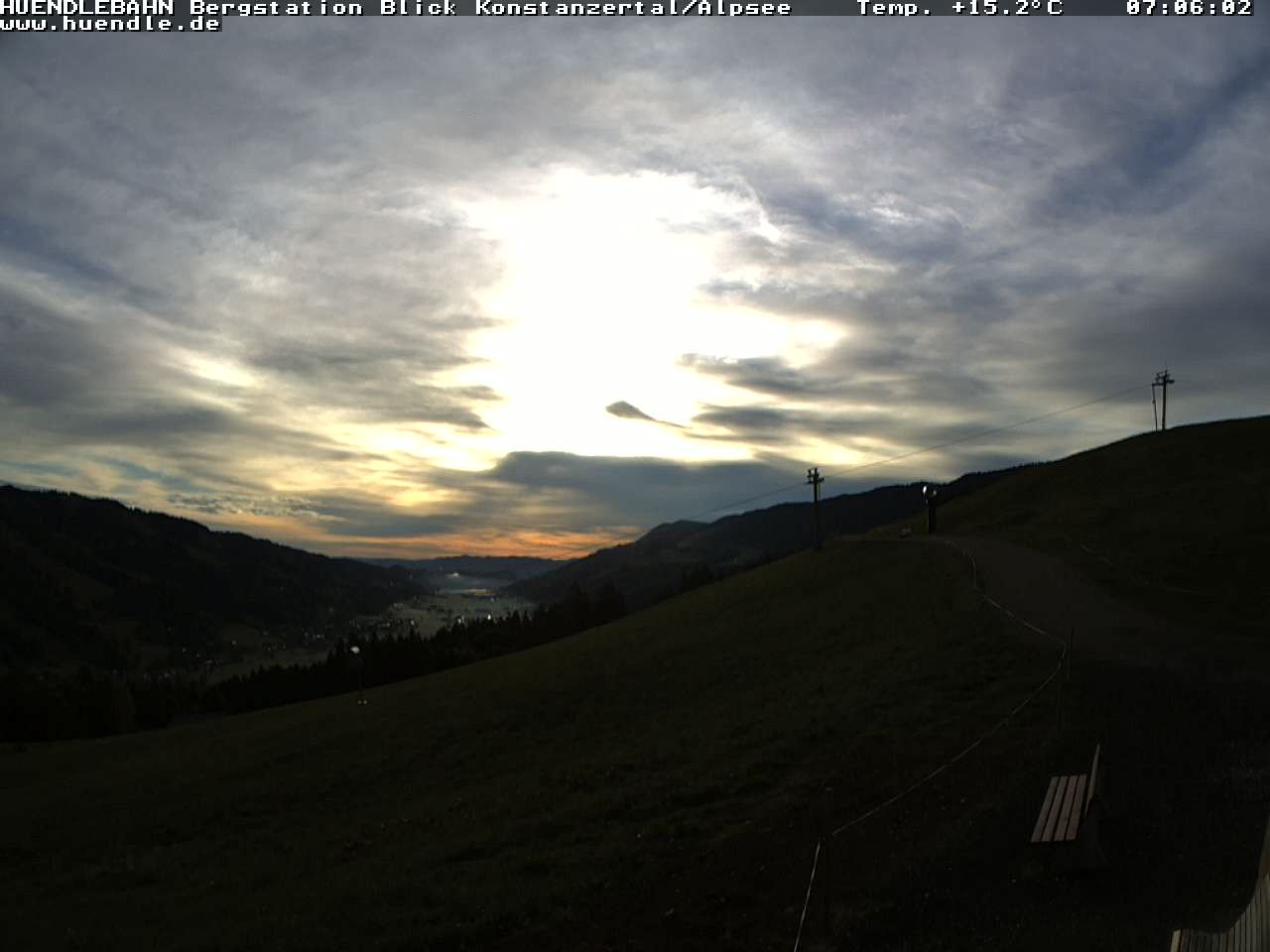 Archived image Webcam Hiking path Imbergkamm, Oberstaufen