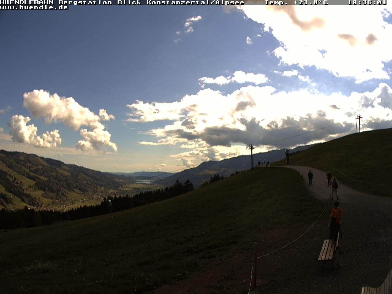 Archiv Foto Webcam Wanderweg Imbergkamm