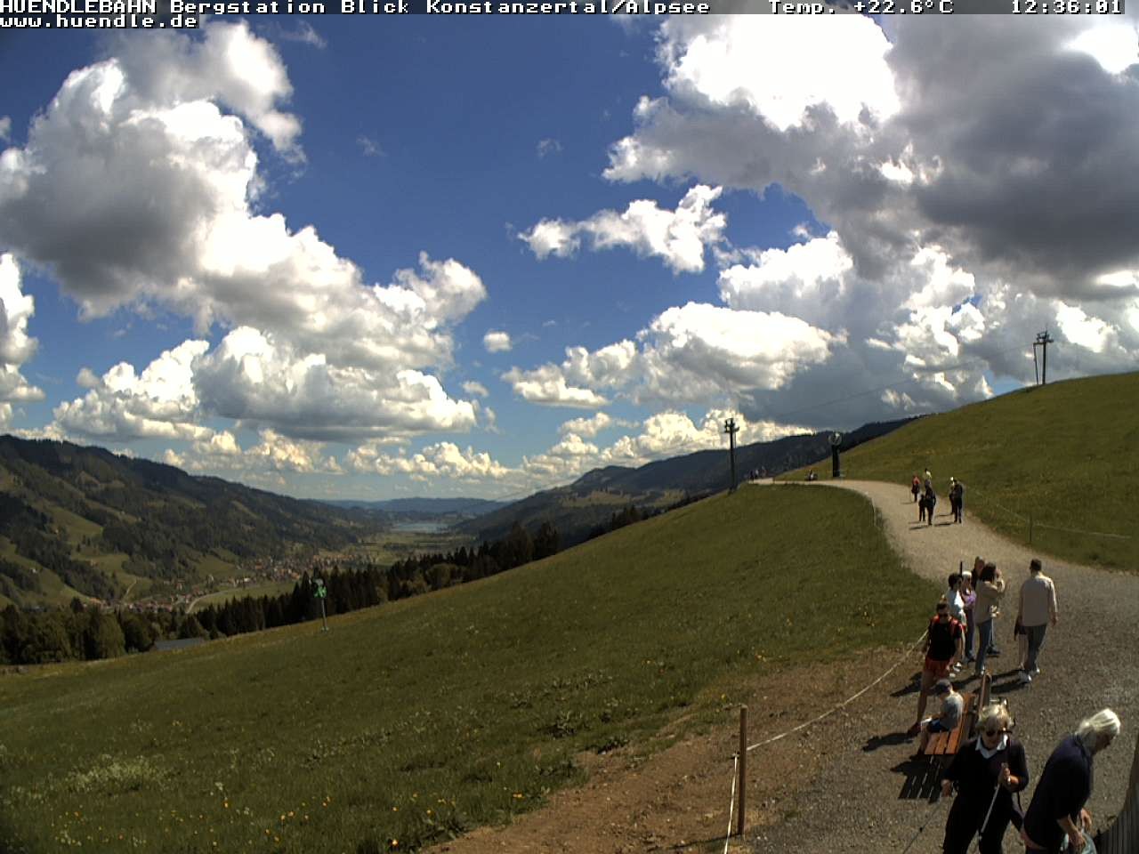 Archiv Foto Webcam Wanderweg Imbergkamm