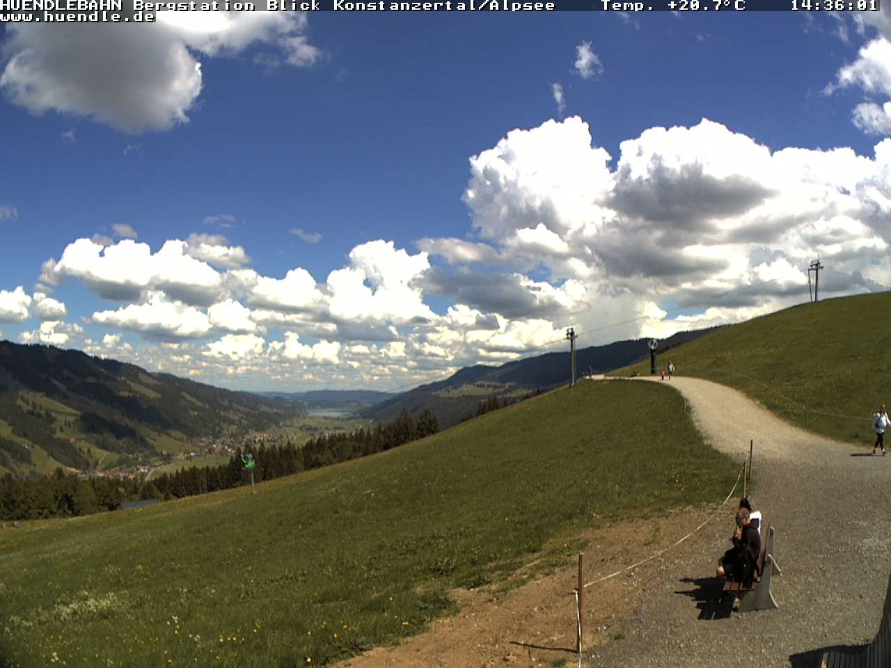 Archiv Foto Webcam Wanderweg Imbergkamm