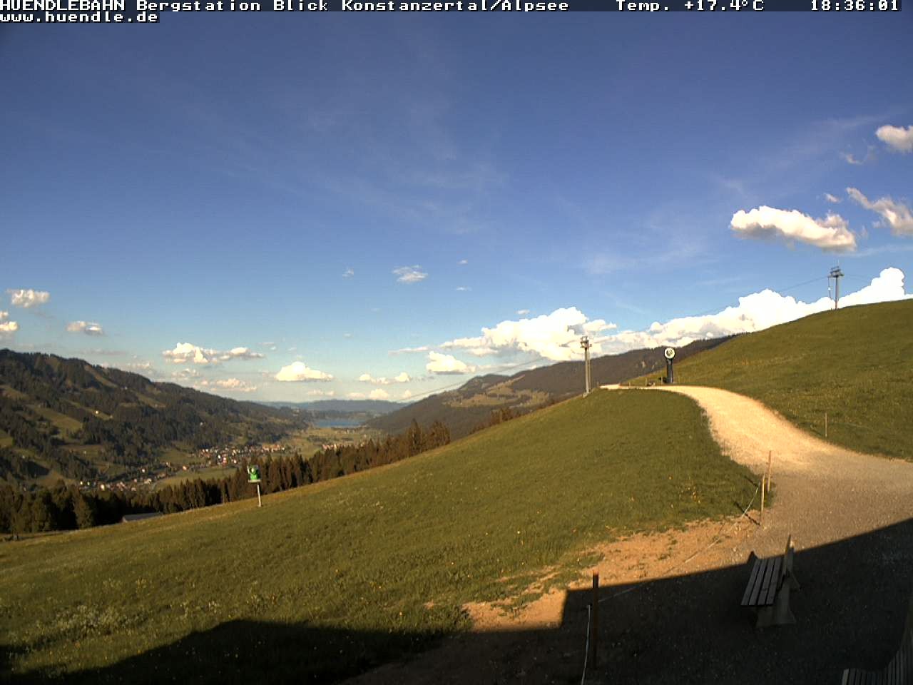 Archiv Foto Webcam Wanderweg Imbergkamm