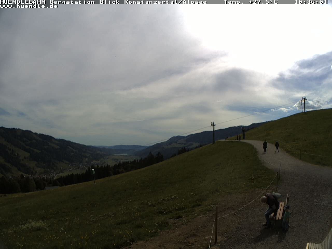 Archiv Foto Webcam Wanderweg Imbergkamm