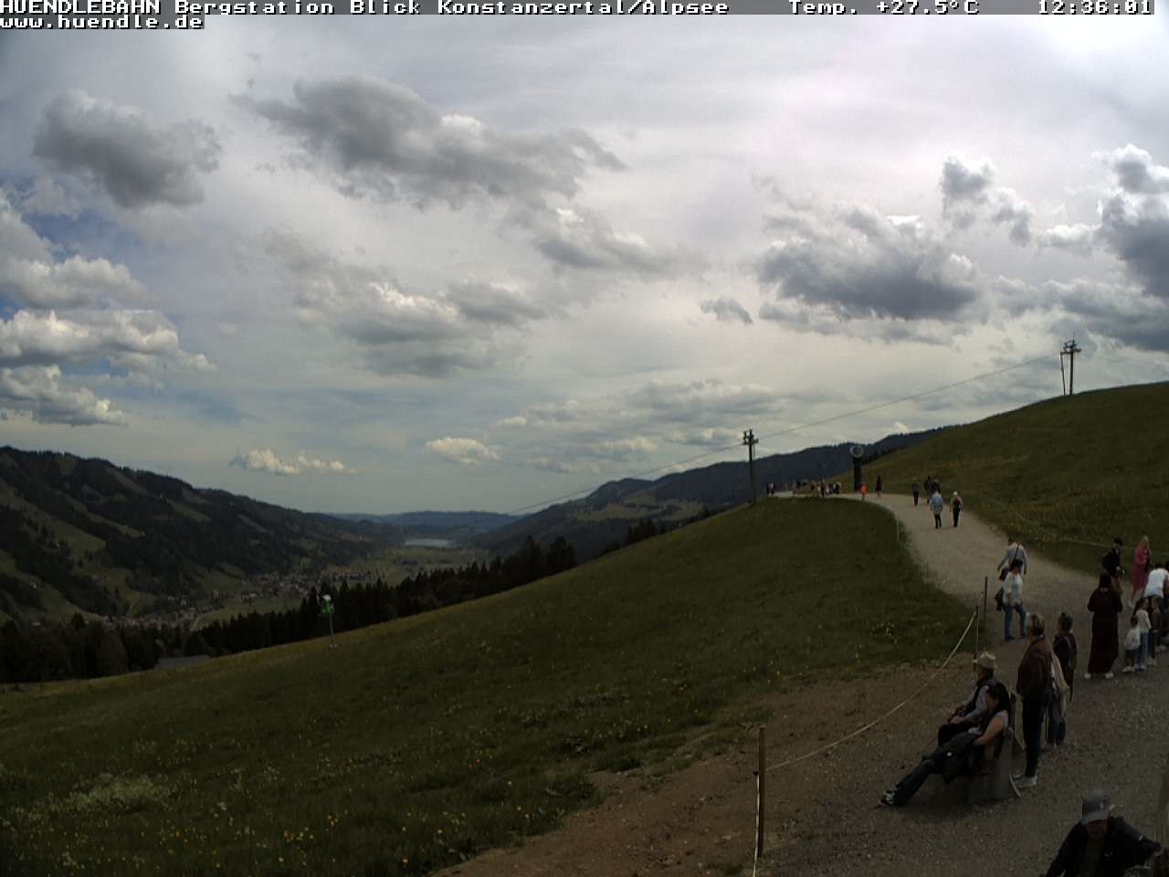 Archiv Foto Webcam Wanderweg Imbergkamm
