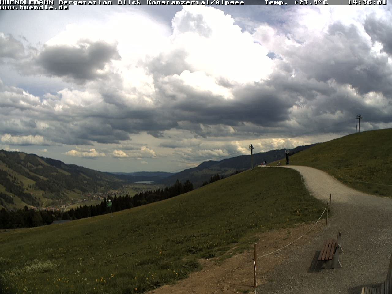 Archiv Foto Webcam Wanderweg Imbergkamm